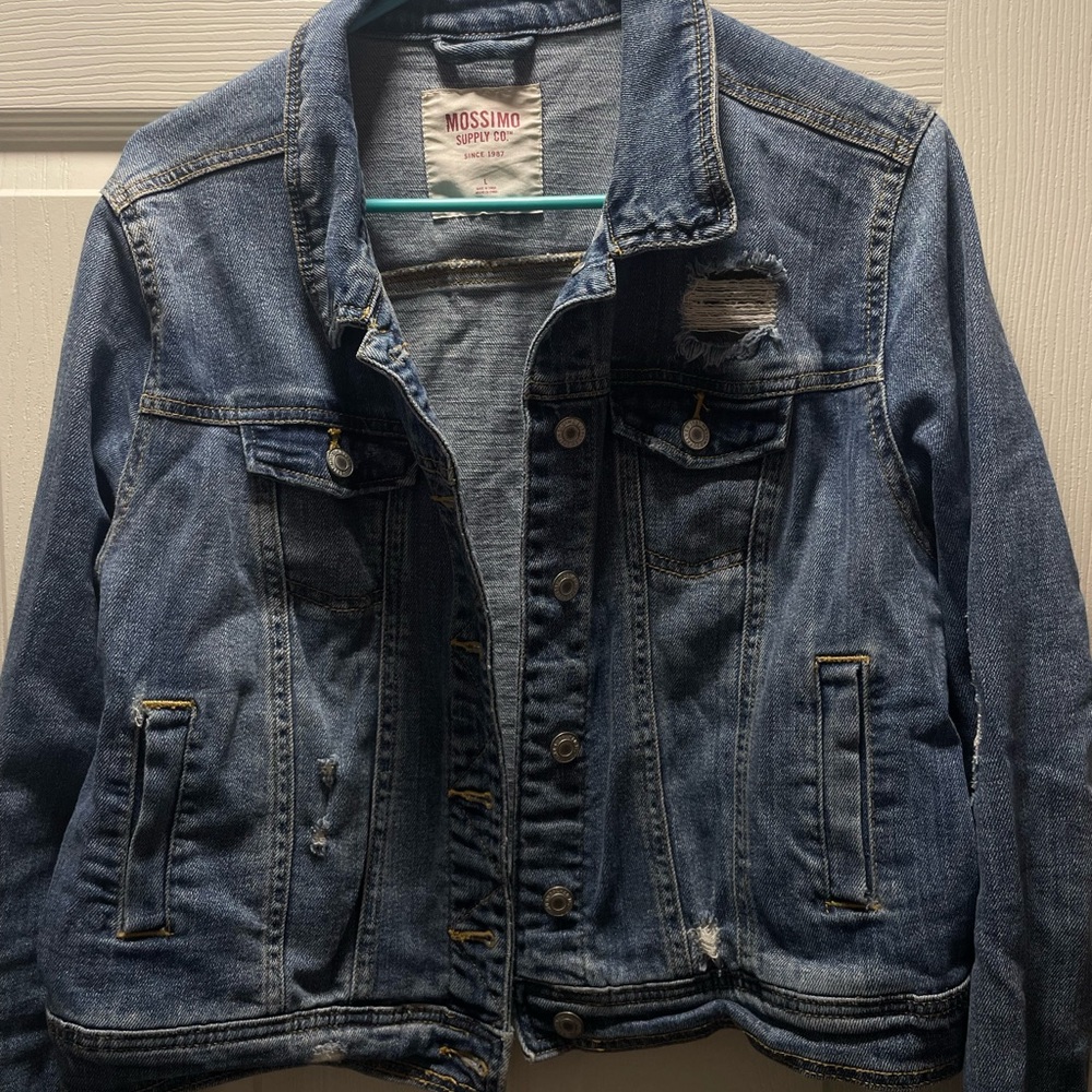 Mossimo Supply Co Blue Jean Jacket Classic Denim Style